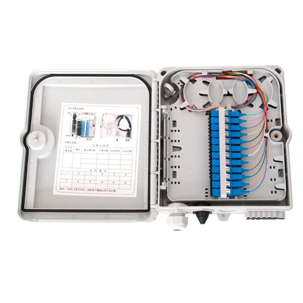 Caja de distribución 12 Fibras (Sin adaptador)